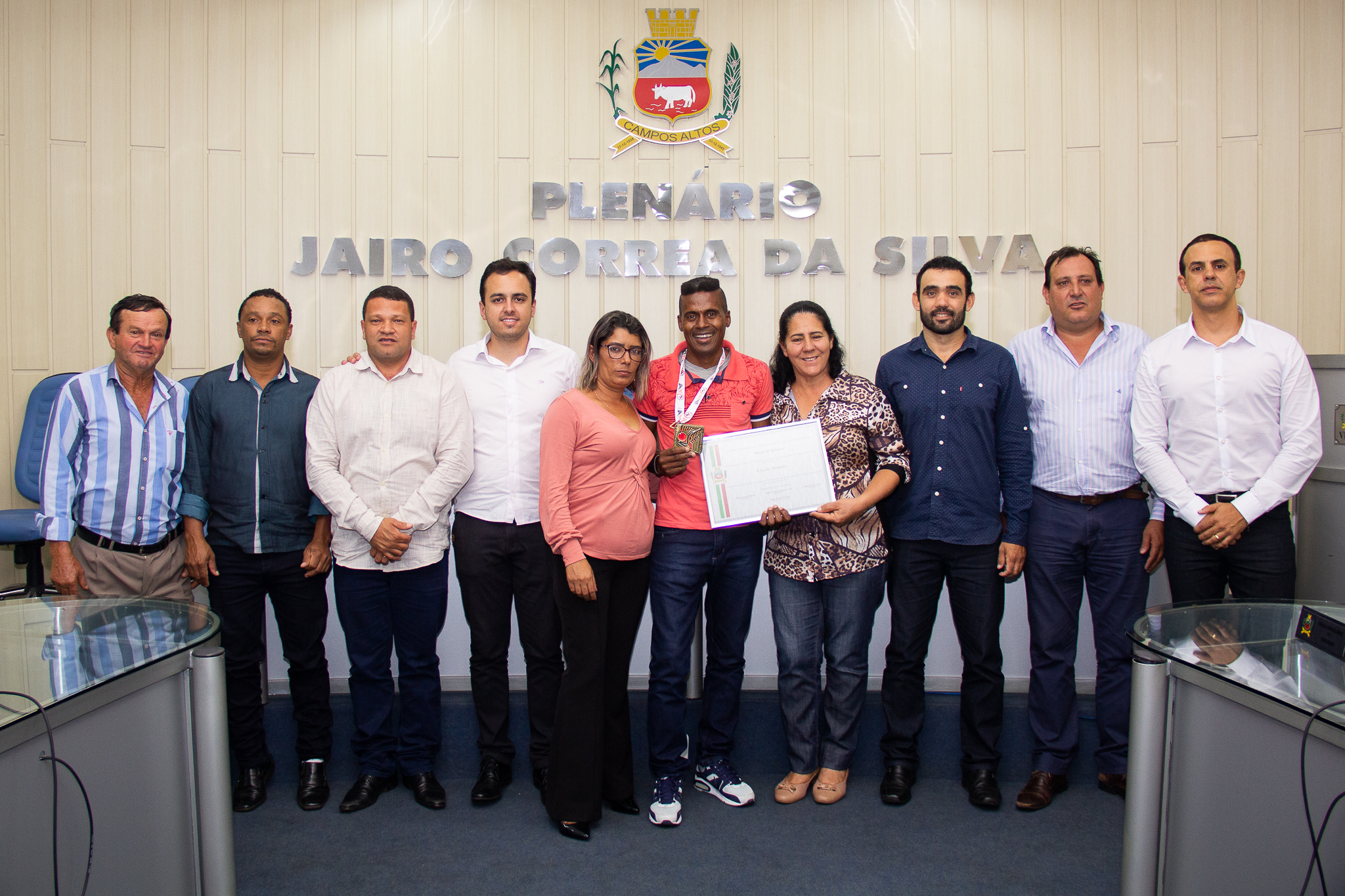 Atleta Campos-Altense é homenageado na Câmara Municipal