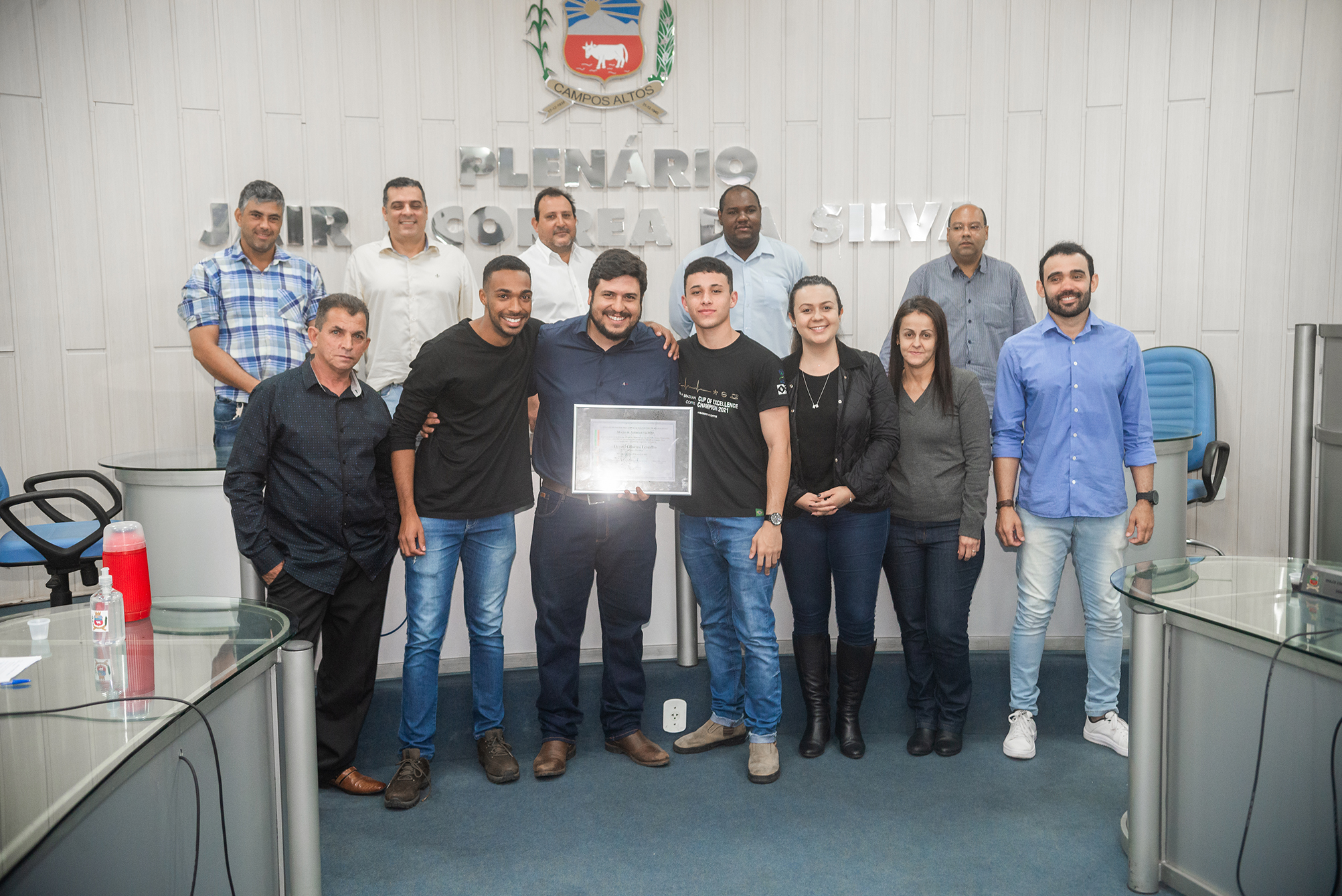 Campos-altense recebe homenagem na Câmara Municipal em reconhecimento a qualidade do café