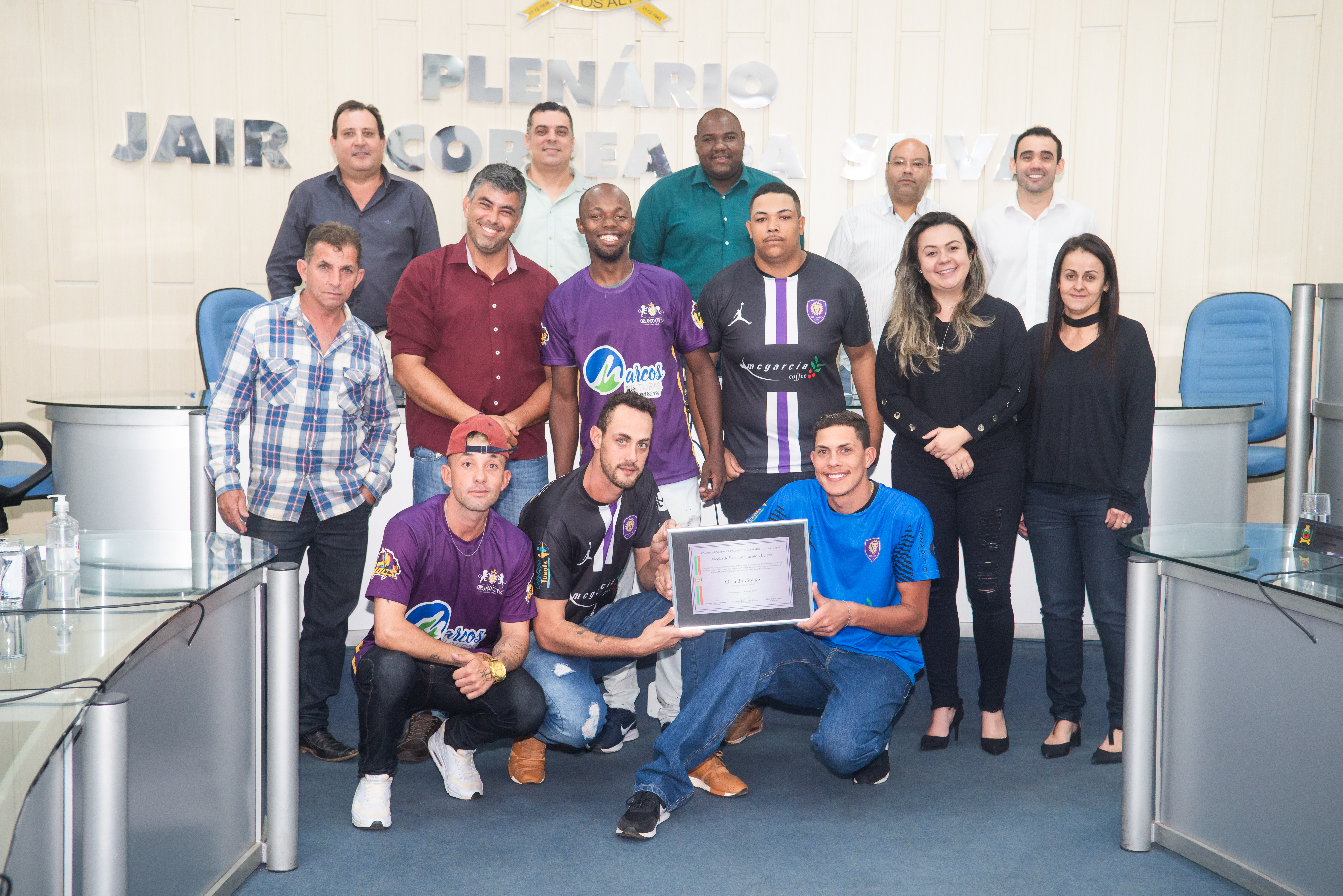 Orlando City KZ recebe honraria na Câmara Municipal