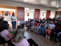 Participação da Câmara Municipal em comemoração ao Dia da Mulher na escola