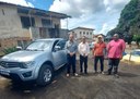 Vereador entrega veículo para a Secretaria de Obras Vereador entrega veículo para a Secretaria de Obras