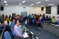 Vereadores homenageiam estudantes da Rede Municipal de Ensino e Educação Especial